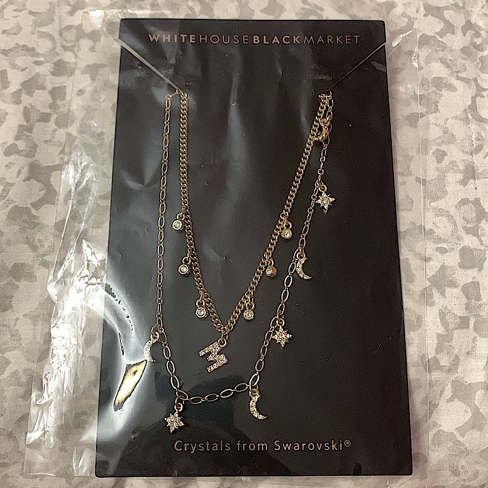M necklace gold